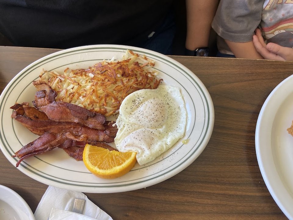 Bacon Eggs and Hash Browns